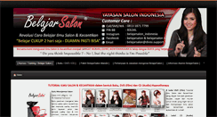 Desktop Screenshot of belajarsalon.com